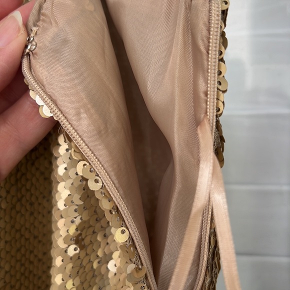 Gold sequin mini R+J Romeo and Juliet Couture Mini for Target - Picture 4 of 7